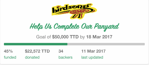 Help Us Complete our New Panyard